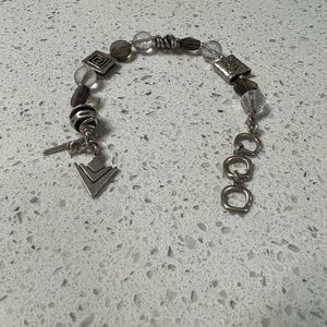 Silpada Sterling Silver Bracelet w/ Smokey Quartz